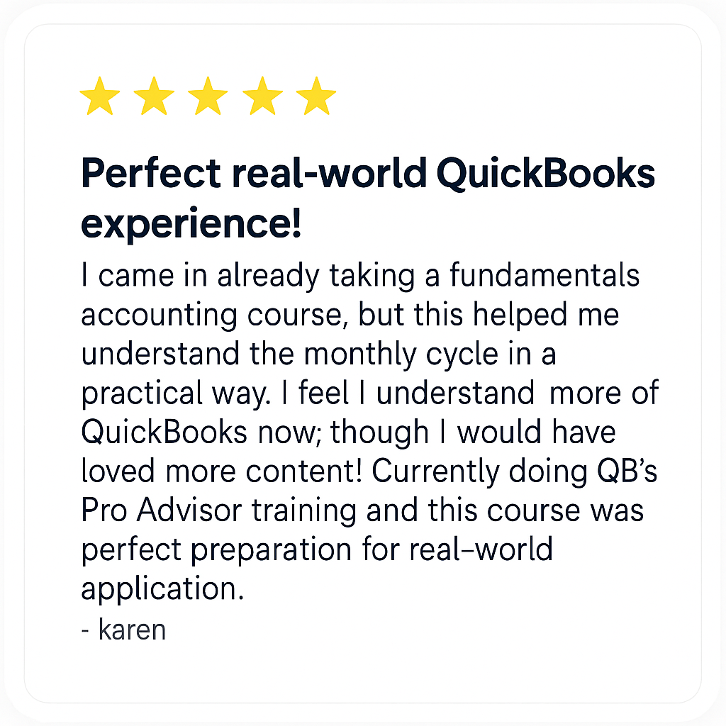 Learn Bookkeeping karen review