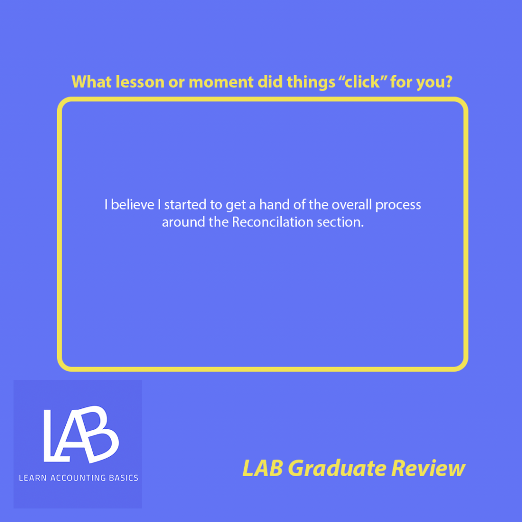 What lesson or moment did things click for you