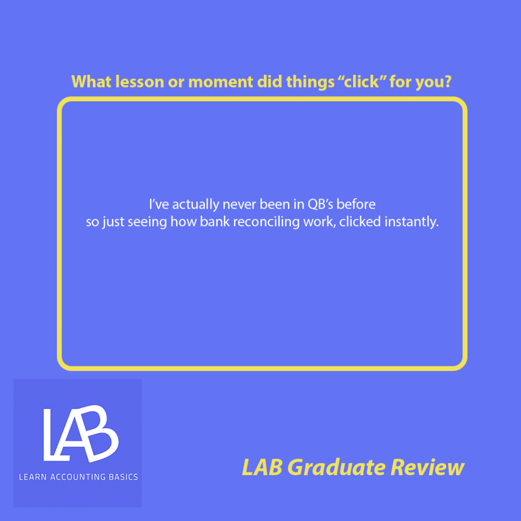 What lesson or moment did things click for you